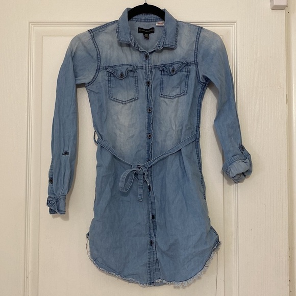 Silver Jeans Tunic with Belt Adjustable Sleeves Size 12/14 - Picture 6 of 9